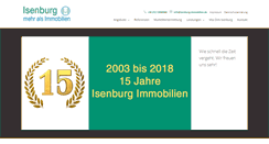 Desktop Screenshot of isenburg-immobilien.de