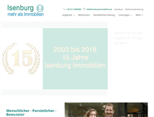 Tablet Screenshot of isenburg-immobilien.de